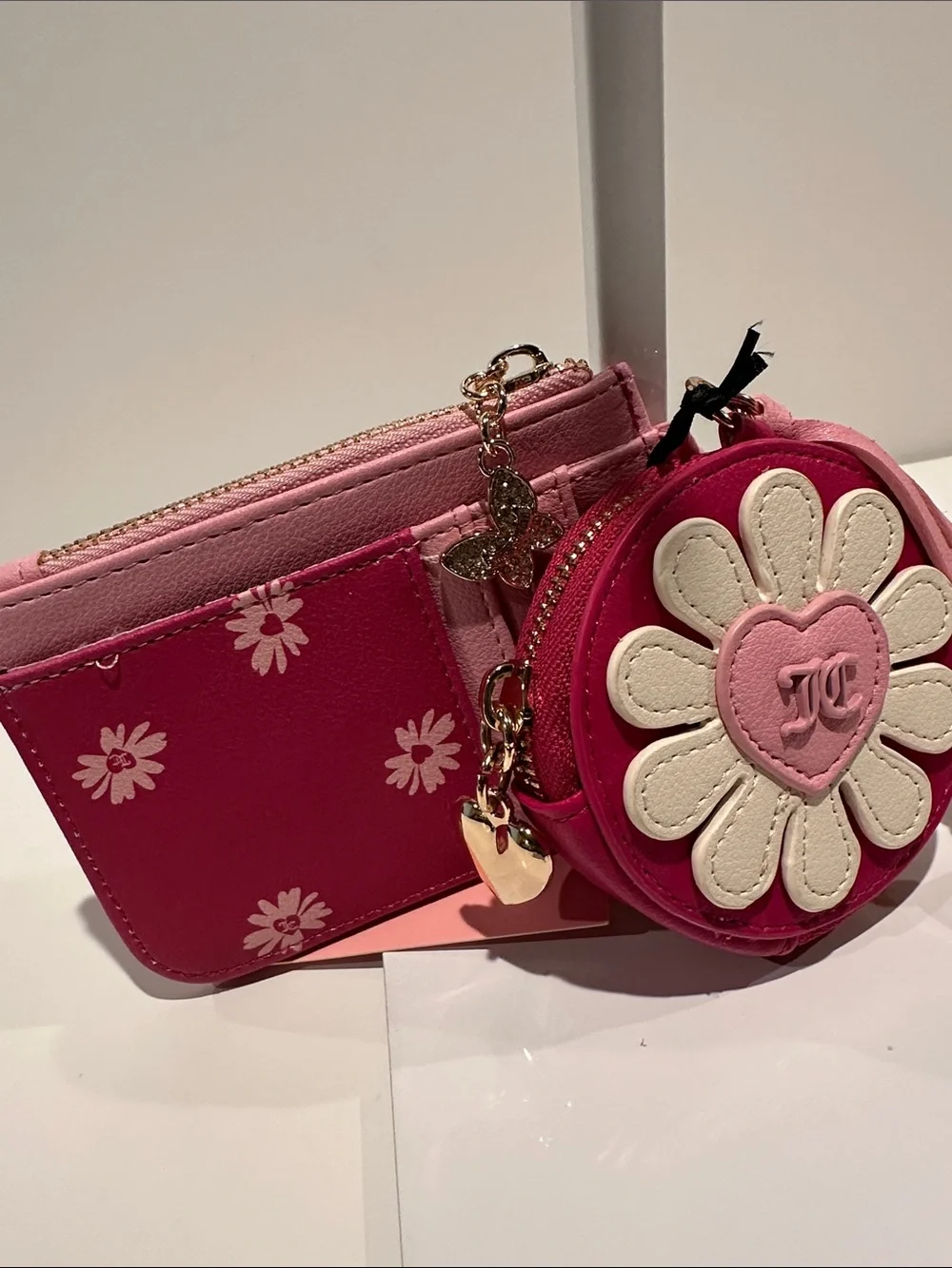 NWT Juicy Couture Exclusive Daisy for Juicy Mini Bundle in Rasberry & Pink.